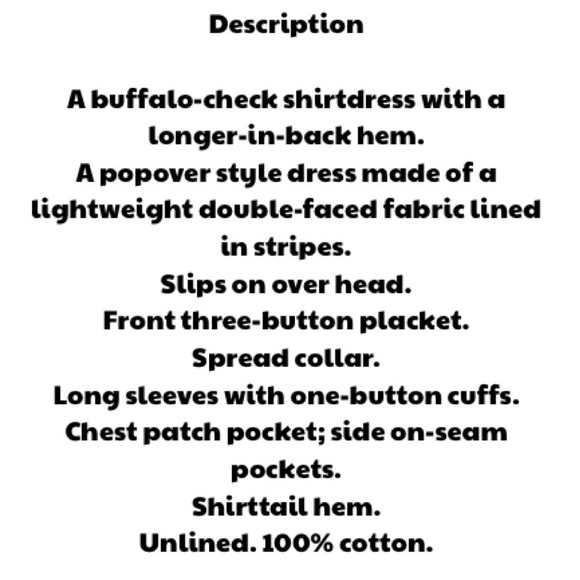 MADEWELL Jane Latitude Shirtdress Buffalo Check Size S - Picture 8 of 9